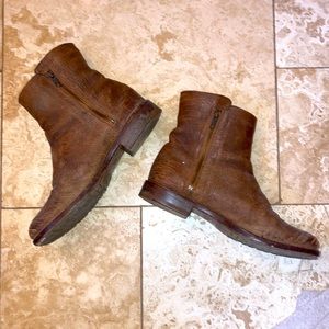 Frye Natalie Double Zip Booties